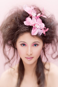 奇克作品：水彩画意肖像