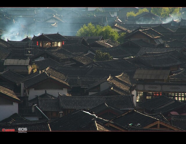 一只老山羊作品：丽江印象(建筑)