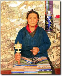 墨林作品：唵嘛呢叭咪吽