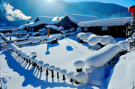 采油工作品：雪乡情
