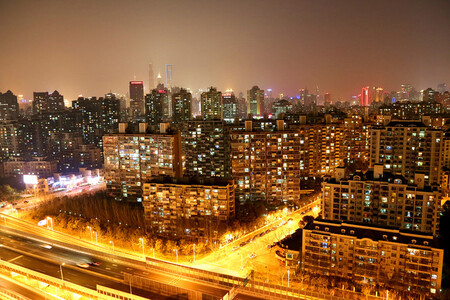 心灵之声59966作品：万家灯火----美丽的浦东夜景
