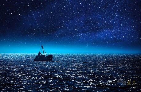 夜雾深沉作品：梦中的星海