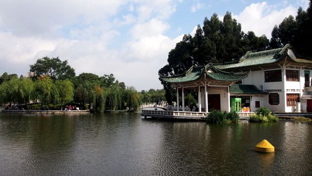 F文海作品：云南昆明大观楼风景