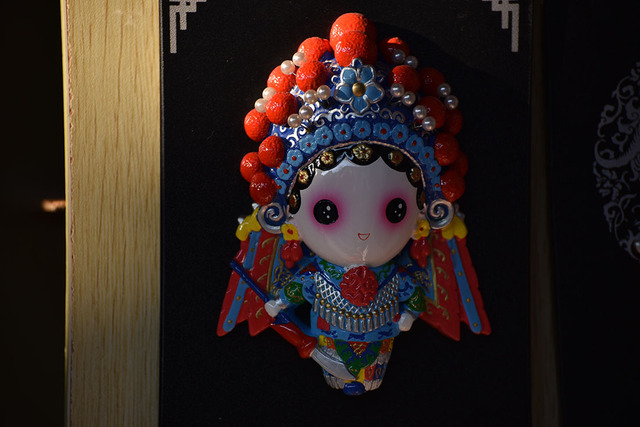 淘光作品：泥塑——杨八姐