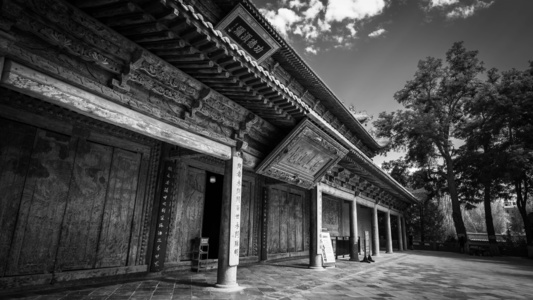 flyman作品：黑白古建