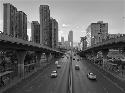 5147作品：手机上架 / 黄昏夜景