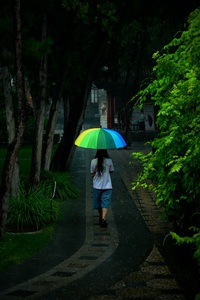 老拾作品：雨天
