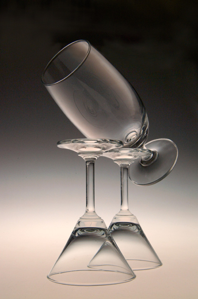 元素作品：三只玻璃杯