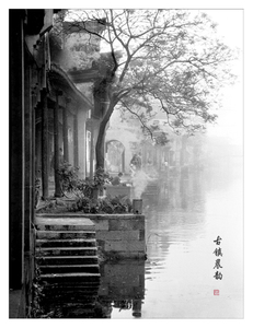 建筑女孩作品：又见炊烟