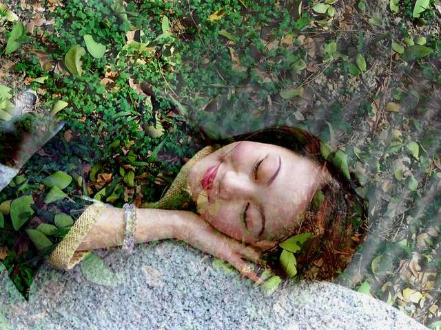 henrydkny作品：雙重曝光-香港中文大學之少女