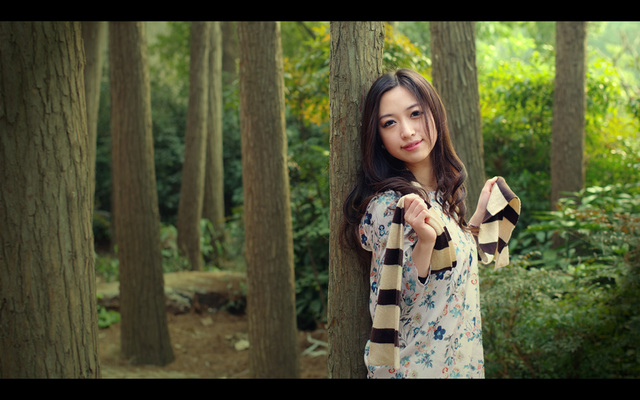 宾得k5 da55*人像写真一组:《春意佳人》 - pentax slr/dslm论坛