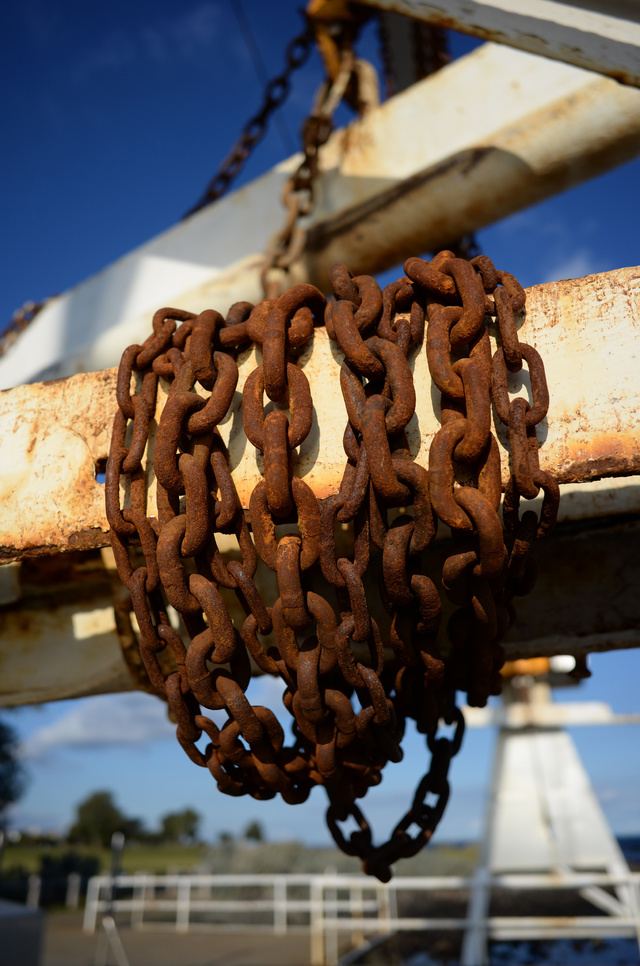 生锈的铁链