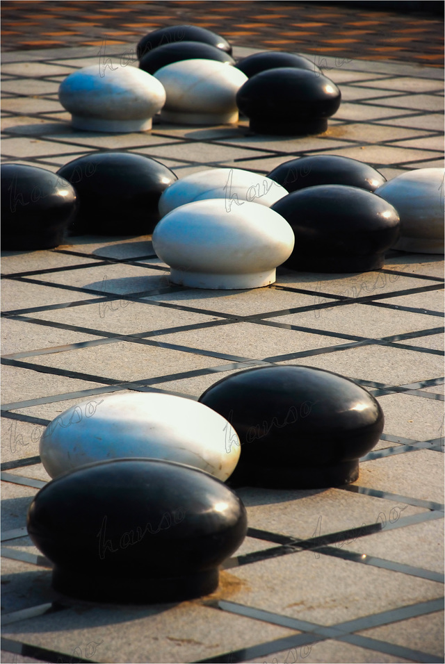 城市雕塑—围棋