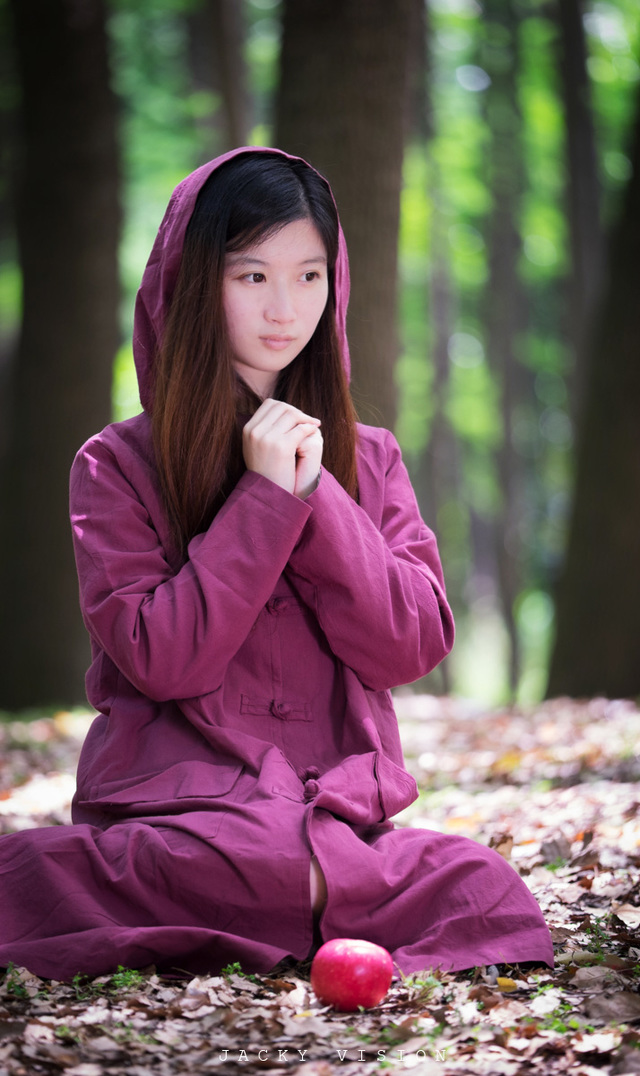 【老叶人像】林中小巫女(xf50140人像片) - fujifilm slr/dslm论坛