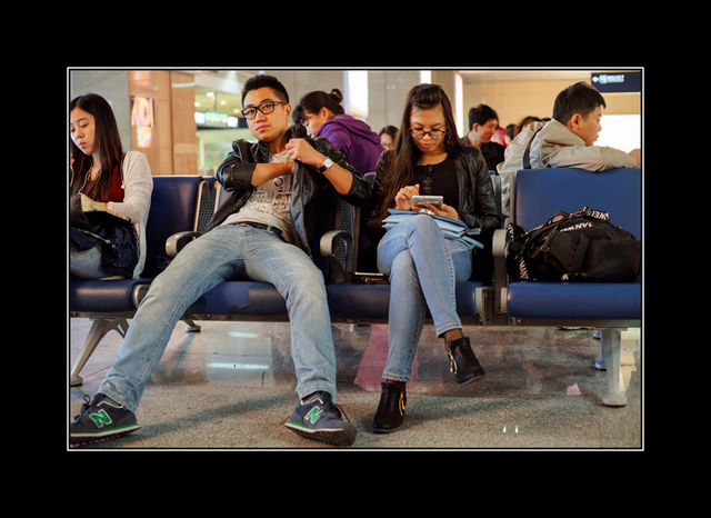 天津火车站候车室